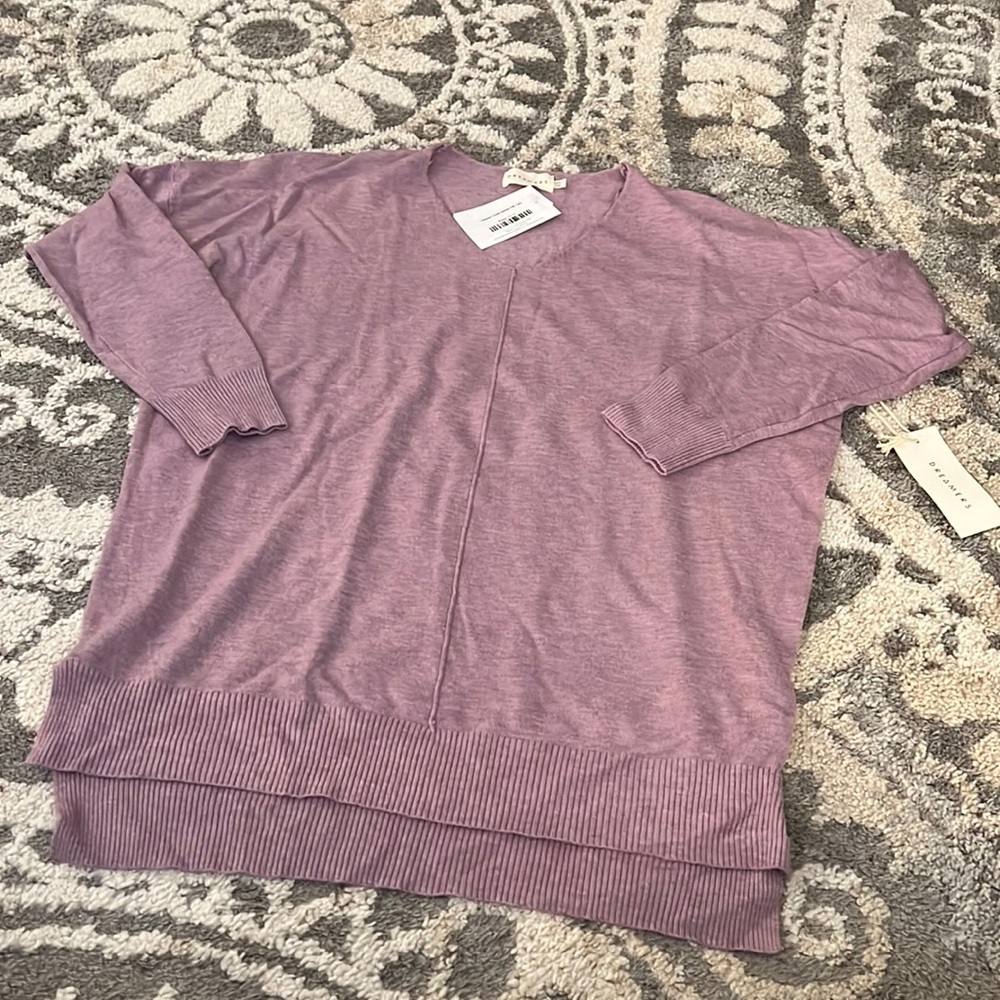 Dreamers sweater, lavender, size S/M NWT!